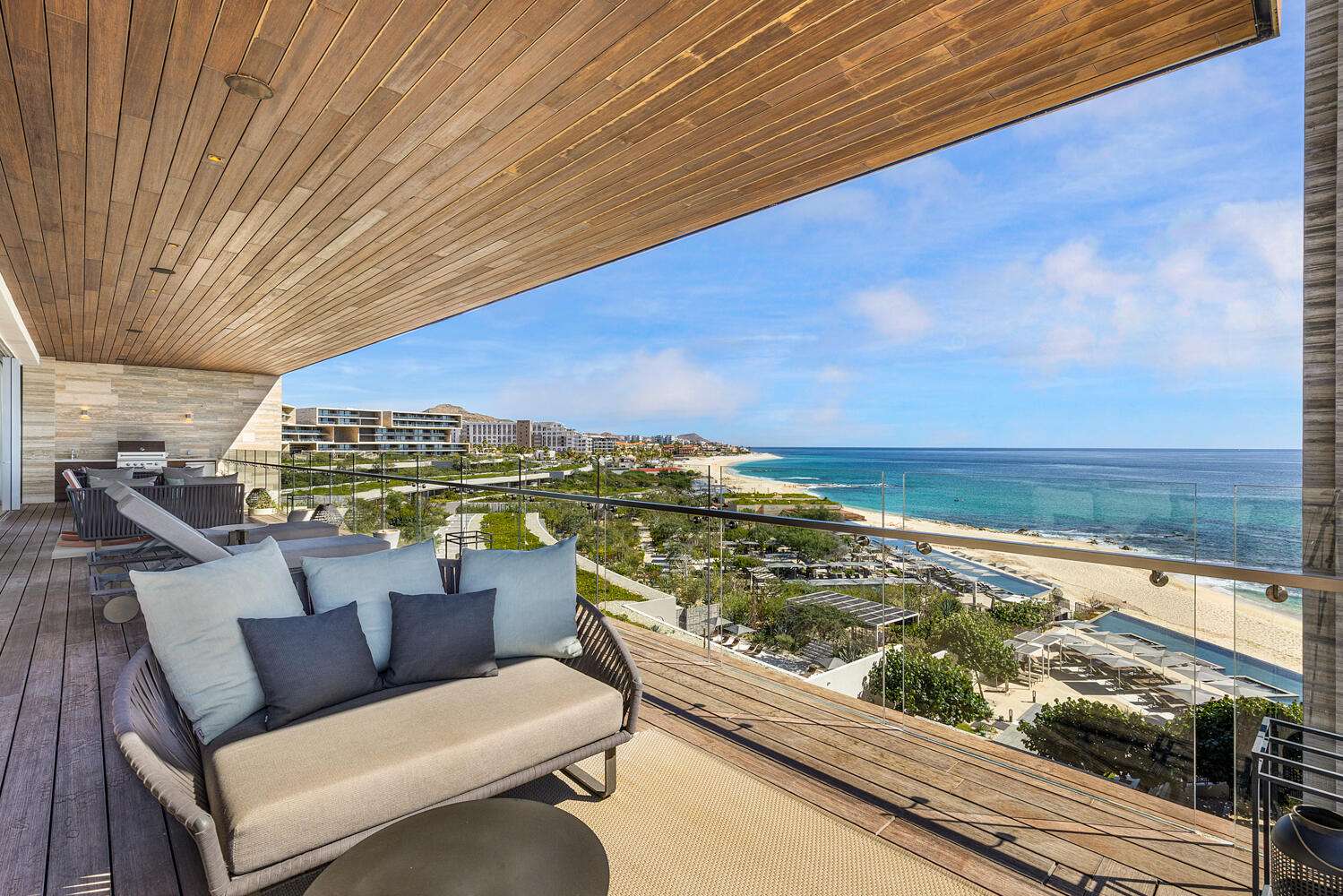 Hacienda CSL Hacienda Csl Just listed in Hacienda Beach Club Phase II at 1Homes Cabo A rare opportunity to own a beautifully designed 2-bedroom condo in one of Cabo's most exclusive beachfront communities. This residence is part of a 3-bedroom lock-off unit, but the developer is offering only the 2-bedroom side for sale. The legal separation is already in process, making this a unique chance to secure a luxury home at a more accessible price point.Enjoy panoramic ocean and marina for sale
