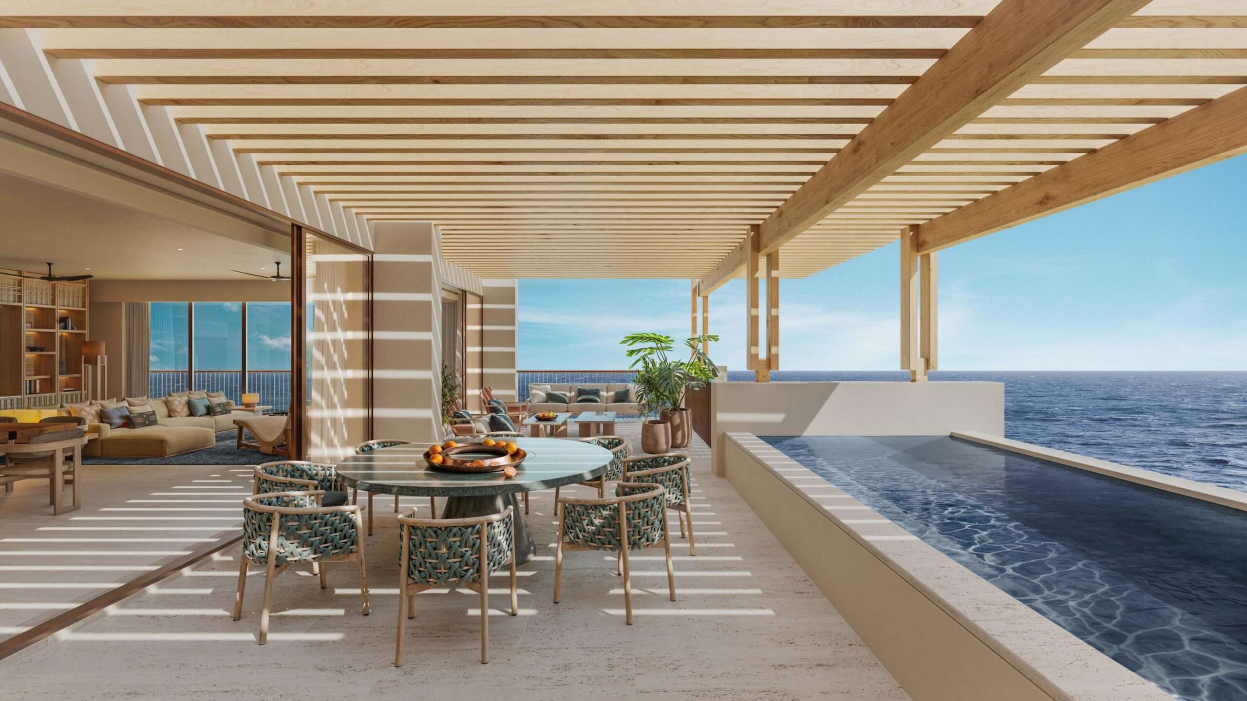 Hacienda CSL Hacienda Csl Just listed in Hacienda Beach Club Phase II at 1Homes Cabo A rare opportunity to own a beautifully designed 2-bedroom condo in one of Cabo's most exclusive beachfront communities. This residence is part of a 3-bedroom lock-off unit, but the developer is offering only the 2-bedroom side for sale. The legal separation is already in process, making this a unique chance to secure a luxury home at a more accessible price point.Enjoy panoramic ocean and marina – One Homes beach, Cabo San Lucas, BS