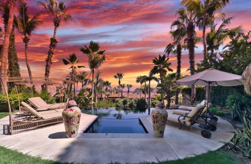 Hacienda CSL Hacienda Csl This luxurious Hacienda Beach condo perfectly blends lifestyle & location in Cabo. Just steps from the best swimming beach & a quick stroll to the marina, it offers convenient access to vibrant bars & restaurants. This unique ground-level 4-bedroom residence features a private gated entry & expansive living spaces, making it one of only two condos with the largest square footage. The open floor plan leads to an impressive backyard, complete with a private pool, jacuzzi, covered terrace, gazebo, firepit, & outdoor cooking area ideal for entertaining. Inside, you'll find four master suites & an office, all fully furnished & recently remodeled. Amenities include an owner's lounge, spa and fitness center, kids club, restaurant/bar, beach activity. Financing offered is 50% down, 3 – private pool & OWNER FINANCING, Cabo San Lucas, BS